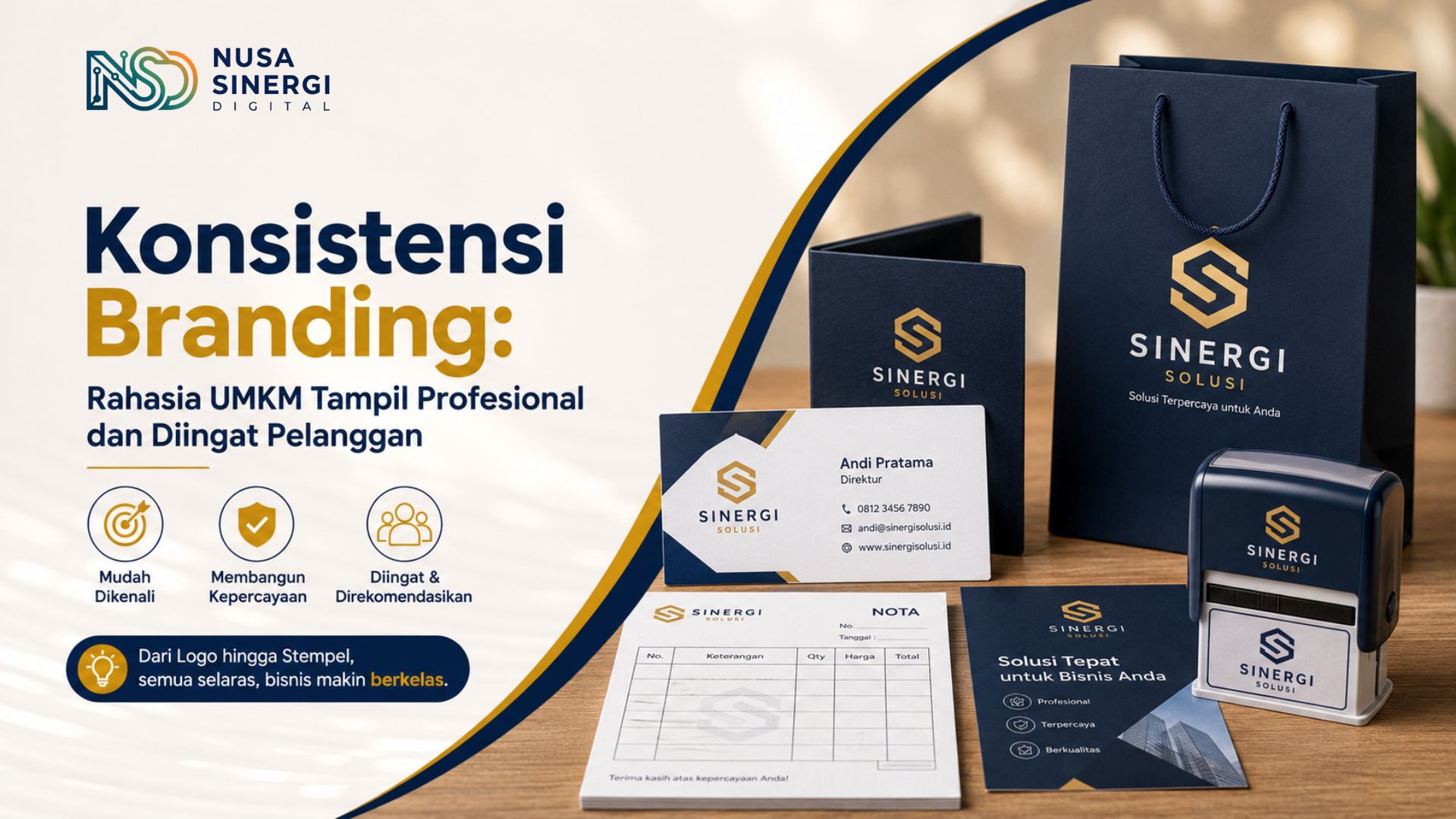 Konsistensi Branding: Rahasia UMKM Tampil Profesional dan Diingat Pelanggan